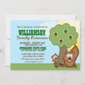 Eekhoorn Familie reünie Kaart (Voorkant)