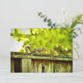 eekhoorn feestdagenkaart (Staand voorkant)