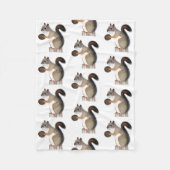 eekhoorn fleece deken (Voorkant)