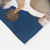 eekhoorn fleece deken (Hoek)