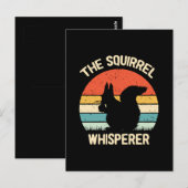 Eekhoorn fluisteraar Eekhoorns Liefhebbers Gift Briefkaart (Voorkant / Achterkant)