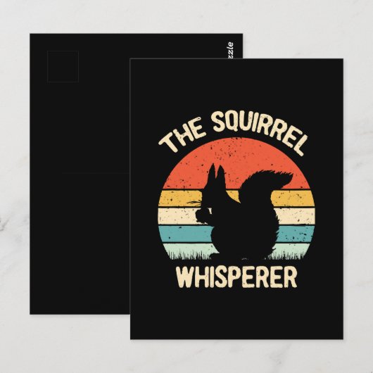 Eekhoorn fluisteraar Eekhoorns Liefhebbers Gift Briefkaart (Voorkant / Achterkant)