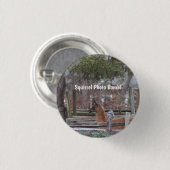 Eekhoorn foto bom Button (Voorkant /achterkant)