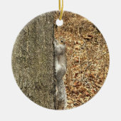 Eekhoorn Foto Ornament  (Voorkant)