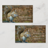 Eekhoorn Foto Visitekaartje (Voorkant / Achterkant)