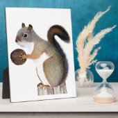 eekhoorn fotoplaat (Zijkant)