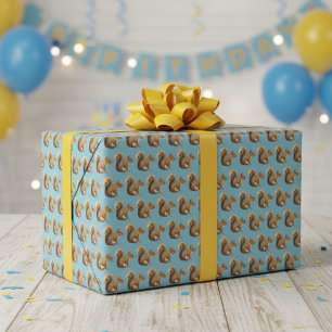 Eekhoorn Frenzy Fun, Bold, en Onverwacht - Inpakpapier Vel