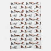 Eekhoorn Frenzy Kitchen Towel Theedoek (Verticaal)
