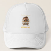 Eekhoorn Geconcentreerd Geweldige Schattig Schatti Trucker Pet (Voorkant)