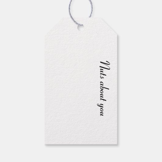 Eekhoorn, gek op jou cadeaulabel (Achterkant)