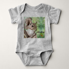 Eekhoorn Geslacht Neutrale Baby Outfit Romper