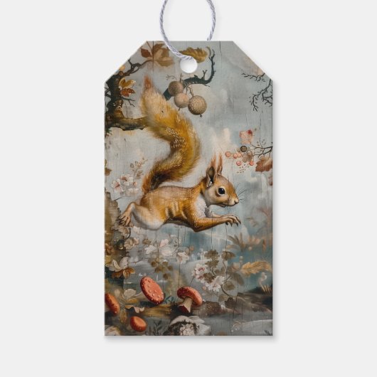 Eekhoorn - Gift Label Cadeaulabel (Voorkant)