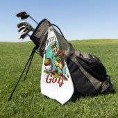 Eekhoorn Golfer's Delight Golfhanddoek (Groen)