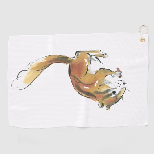 eekhoorn golfhanddoek (Horizontaal)