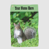 eekhoorn golfhanddoek (Voorkant)