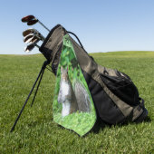 eekhoorn golfhanddoek (Groen)