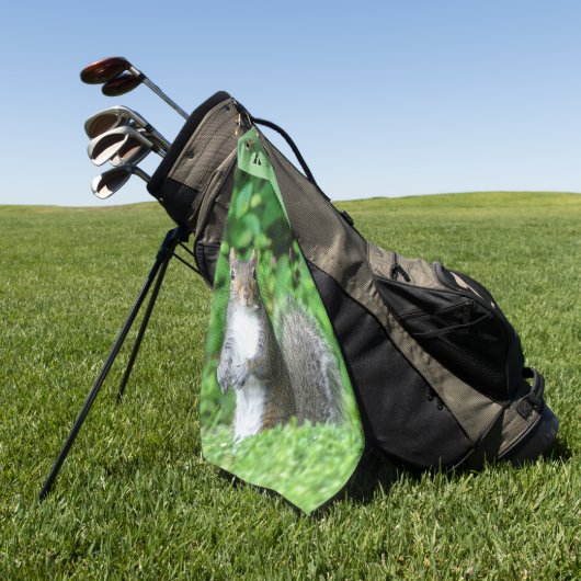 eekhoorn golfhanddoek (Groen)