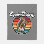 Eekhoorn - grappige,  eekhoorn eenhoorn fleece deken (Voorkant)