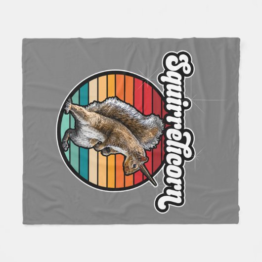 Eekhoorn - grappige,  eekhoorn eenhoorn fleece deken (Voorkant (Horizontaal))