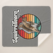 Eekhoorn - grappige,  eekhoorn eenhoorn sherpa deken (Voorkant (horizontaal))