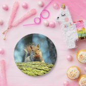 Eekhoorn (grijs) bord (Feest)