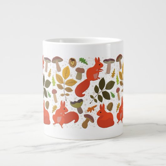 eekhoorn grote koffiekop (Voorkant)