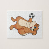 Eekhoorn Handbal speler Handbal Legpuzzel (Horizontaal)