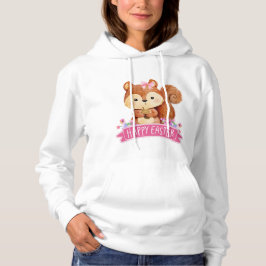 Eekhoorn Happy Easter Women Hoodie