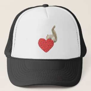 Eekhoorn Hart Hoed Trucker Pet