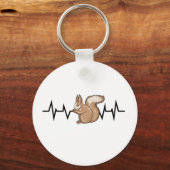Eekhoorn Hartslag Eekhoorn Lover Sleutelhanger (Voorkant)