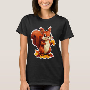 Eekhoorn Herfst Boslandschap T-shirt