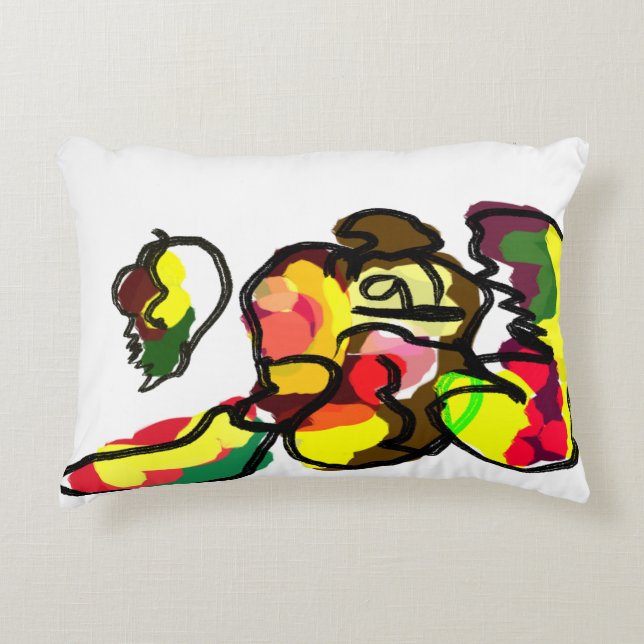 Eekhoorn Herfst mooi Accent Kussen (Voorkant)