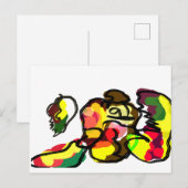 Eekhoorn Herfst mooi Briefkaart (Voorkant / Achterkant)