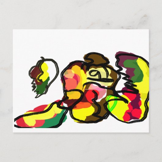 Eekhoorn Herfst mooi Briefkaart (Voorkant)