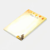 Eekhoorn & Herfstbladeren Dingen om te doen Post-it® Notes (Schuin)