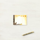 Eekhoorn & Herfstbladeren Notities Post-it® Notes (Op bureau)