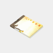 Eekhoorn & Herfstbladeren Notities Post-it® Notes (Schuin)