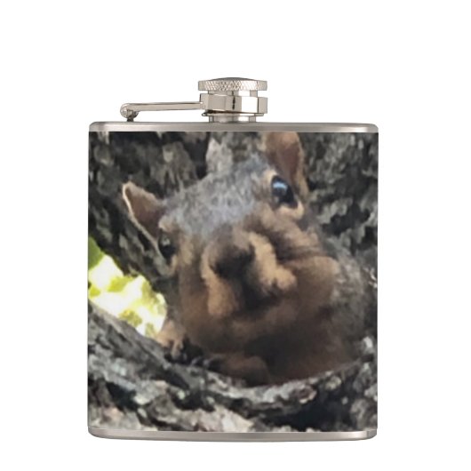 eekhoorn heupfles (Voorkant)