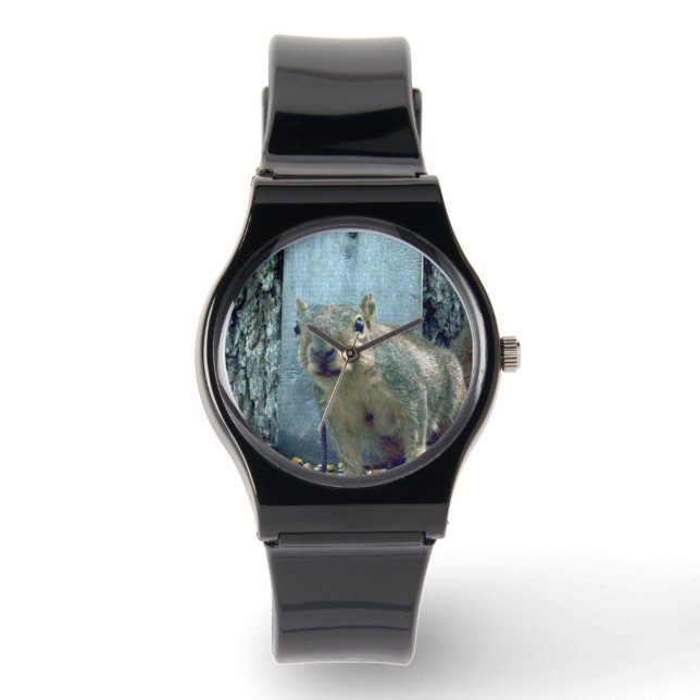 eekhoorn horloge (Voorkant)