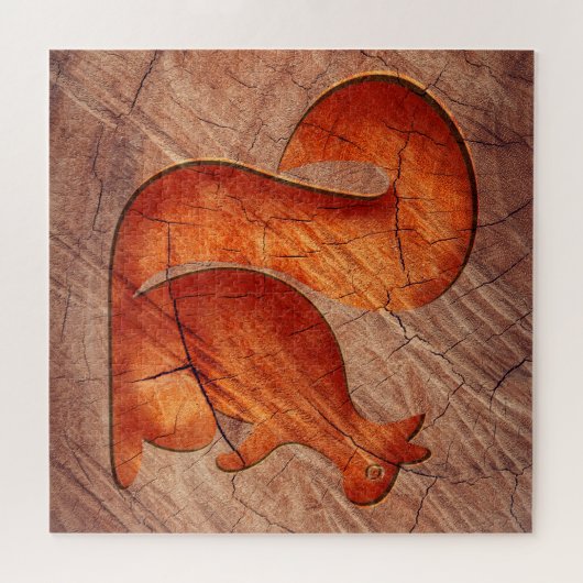 Eekhoorn - hout legpuzzel (Horizontaal)