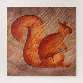 Eekhoorn - hout legpuzzel