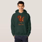 Eekhoorn - hout - noten over jou hoodie (Voorkant volledig)