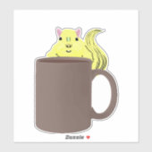 Eekhoorn humor sticker (Vel)
