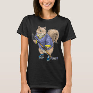 Eekhoorn IJshockey IJshockeystick T-shirt