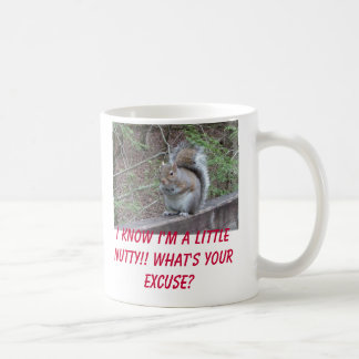 Eekhoorn, ik weet dat ik een beetje gek ben! Wat b Koffiemok
