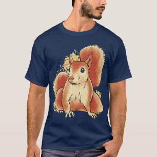 Eekhoorn Illustratie Cute Kleine Dier Fo Eekhoorn T-shirt