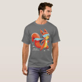 eekhoorn in actie t-shirt (Voorkant volledig)