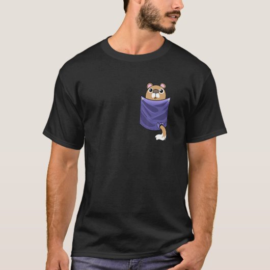 Eekhoorn in borstzak Chipmunk T-shirt (Voorkant)