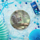 eekhoorn in bospapier Bord (Feest)