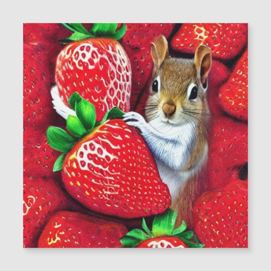Eekhoorn in de aardbeienhemel (Voorkant)